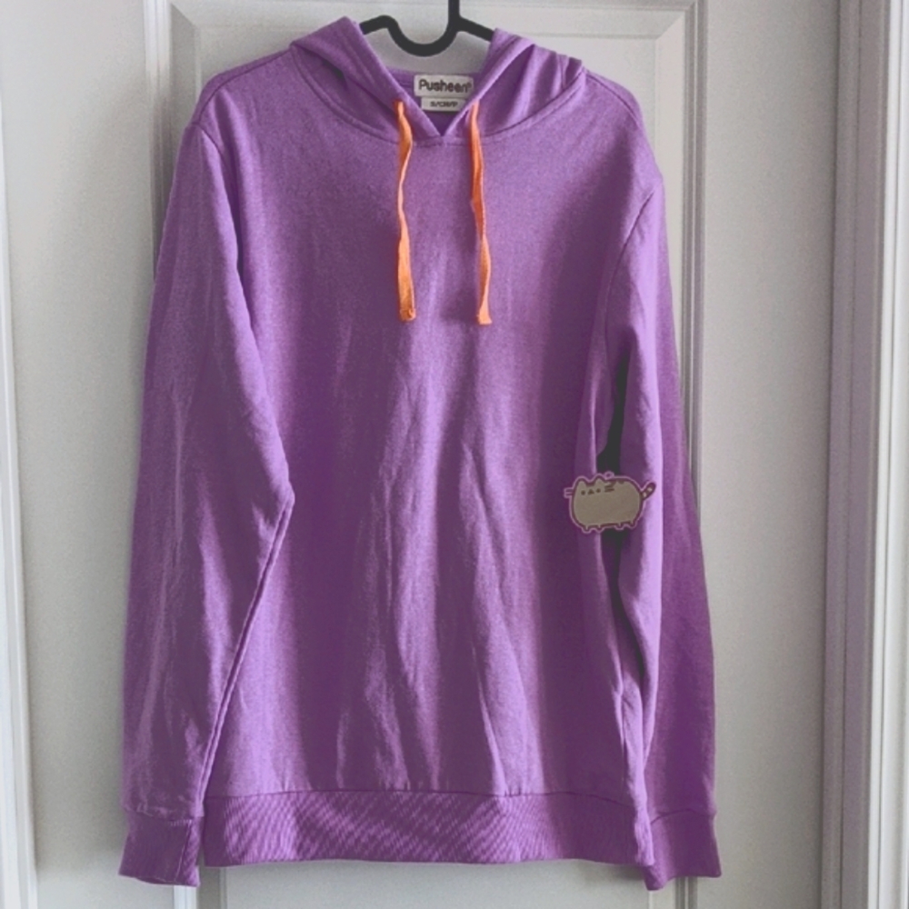Pusheen Cat Purple Bat Hoodie Sweatshirt
